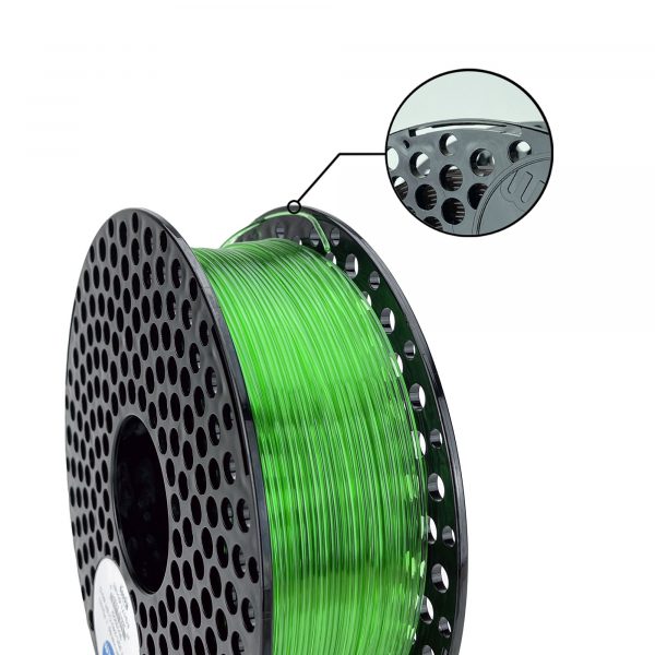 PETG Verde Trasparente 1.75 mm/1000 g - immagine 2