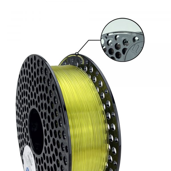 PETG Giallo Trasparente 1.75 mm/1000 g - immagine 2