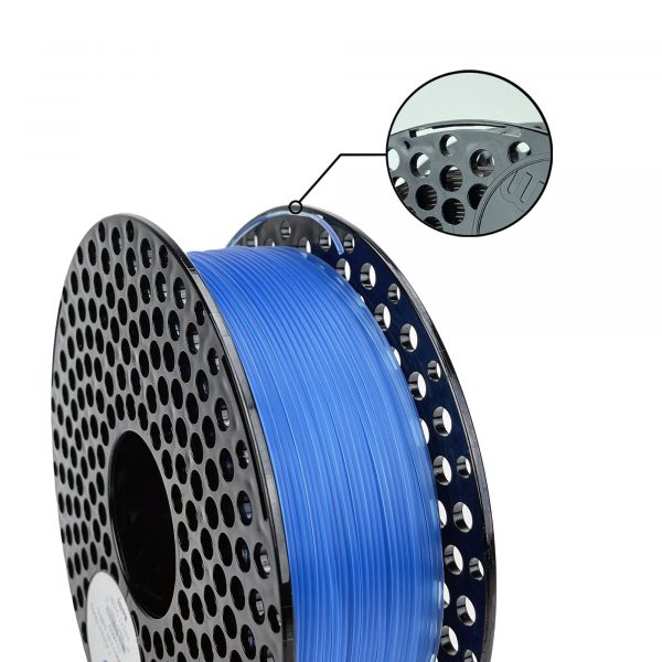 PLA Blu Trasparente 1.75 mm/1000 g - immagine 2